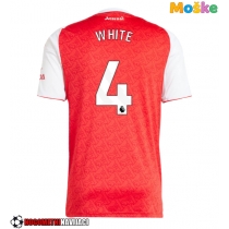 Moške Nogometnih dresov Arsenal Ben White #4 Domači 2025-26 Kratki rokavi